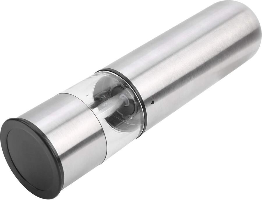 Elektrische Kruidenmolen Automatische Pepermolen Eenvoudig Kruiden Malen Bediening met één hand 80ml Inhoud Roestvrij Staal