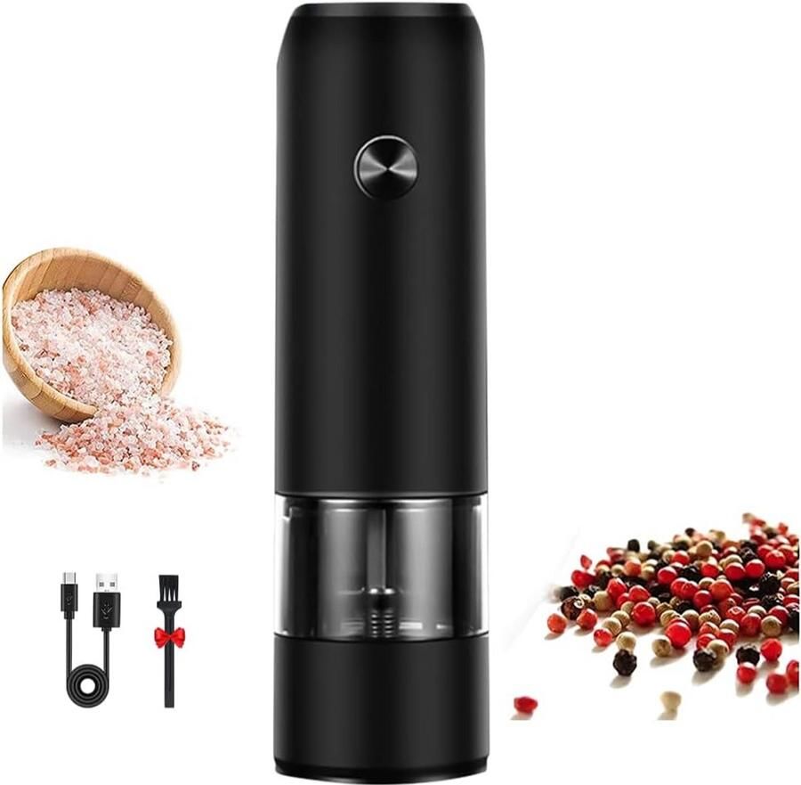 Elektrische Kruidenmolen met Instelbare Grofheid en USB-Oplader