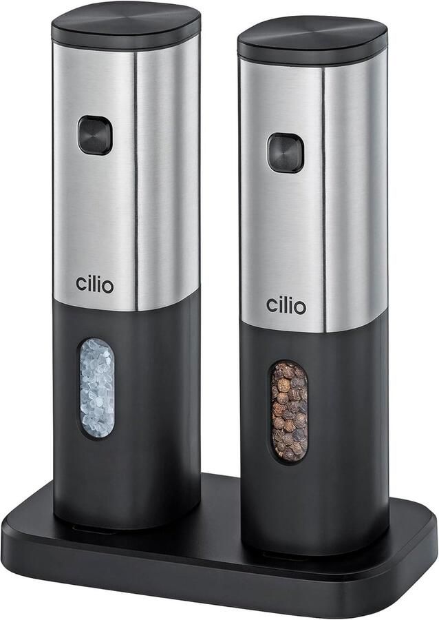 Elektrische Kruidenmolens Peper Zoutmolen Snel Kruiden Malen Instelbaar Keramisch Maalwerk Met Laadstation Roestvrij Staal