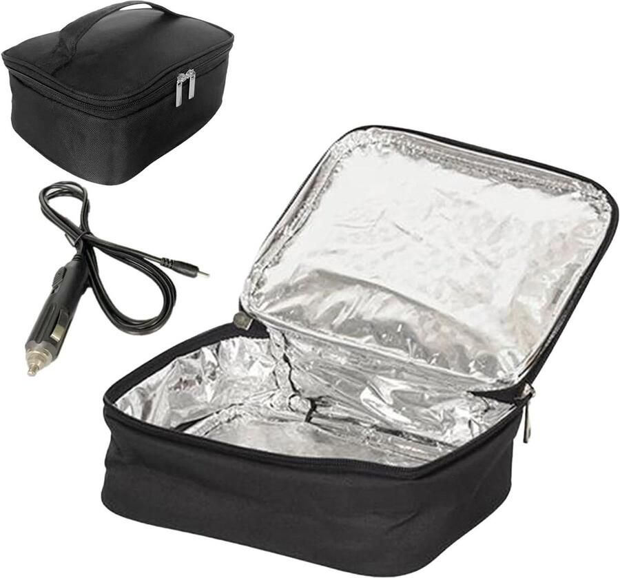 Elektrische Lunchbox Draagbare Maaltijdwarmer Warme Maaltijd Onderweg Constante Temperatuur 85°C 21x16x8 cm Meerkleurig