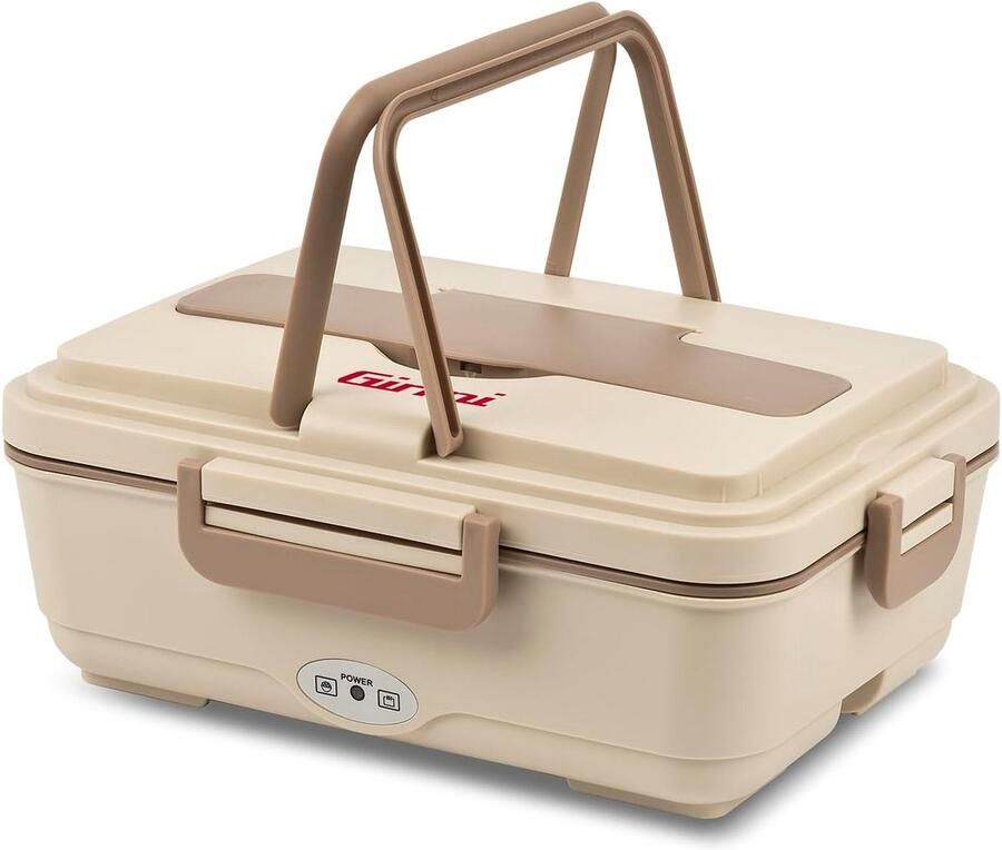 Elektrische Lunchbox met 3 Vakken Warmhoudfunctie Lekdicht RVS Voedselverwarmer