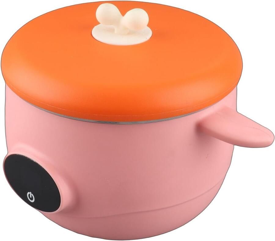 Elektrische Lunchbox Verwarmde Voedseldrager Warme Maaltijden Onderweg Oplaadbaar Slim Ontwerp 500 ml Inhoud Roze