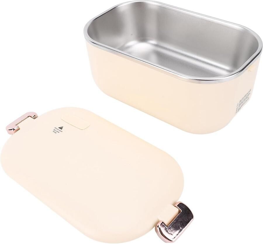 Elektrische Lunchbox Voedselverwarmer Bento Warm Eten Onderweg Verwijderbare Container 1 Liter Capaciteit