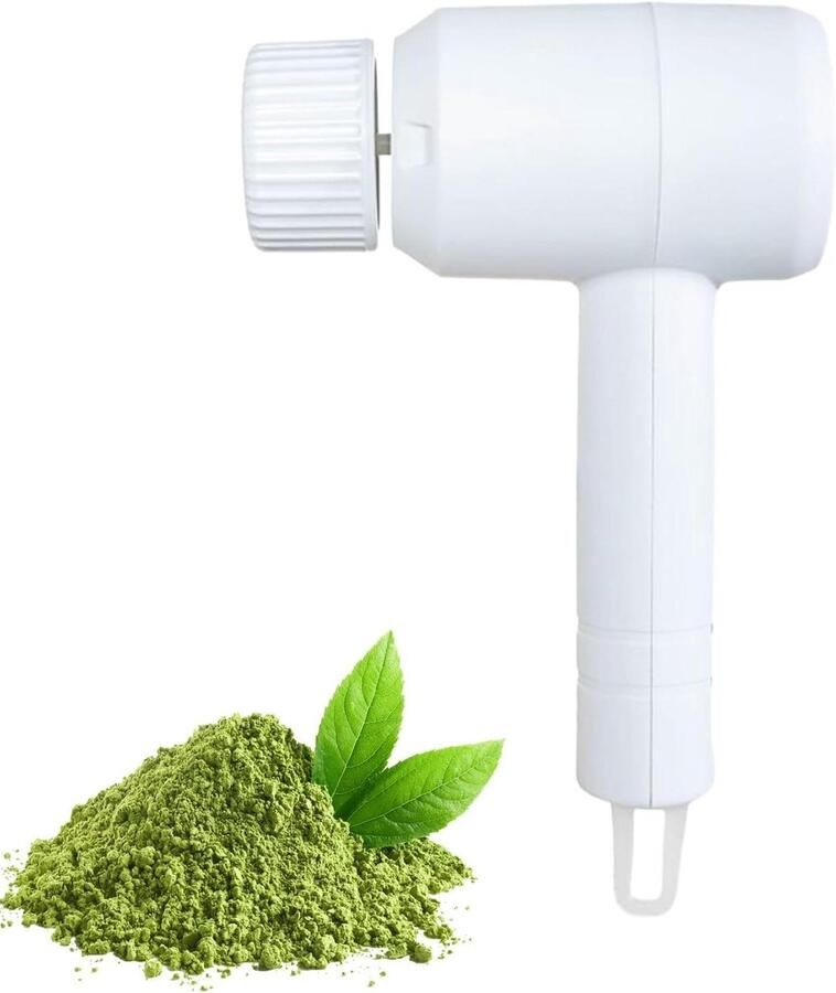 Elektrische Matcha Klopper Mixer Roerstaaf Dranken Mengen Snel Mixen 10 Sec 20.5x13cm Wit
