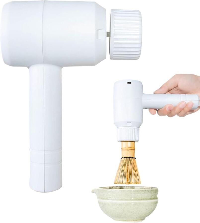 Elektrische Klopper Draadloze Mixer Drankjes Maken Efficiënt Mixen 20.5 cm Wit