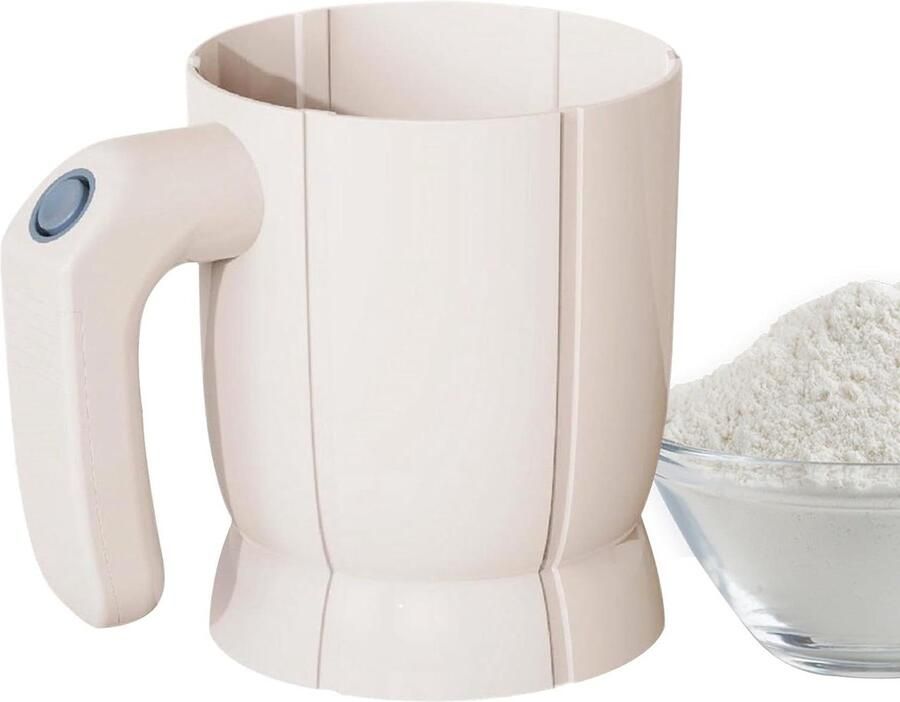 Elektrische Meelzeef Poederfilter Bakken en Koken Batterij Aangedreven 18 cm Lengte Meerkleurig