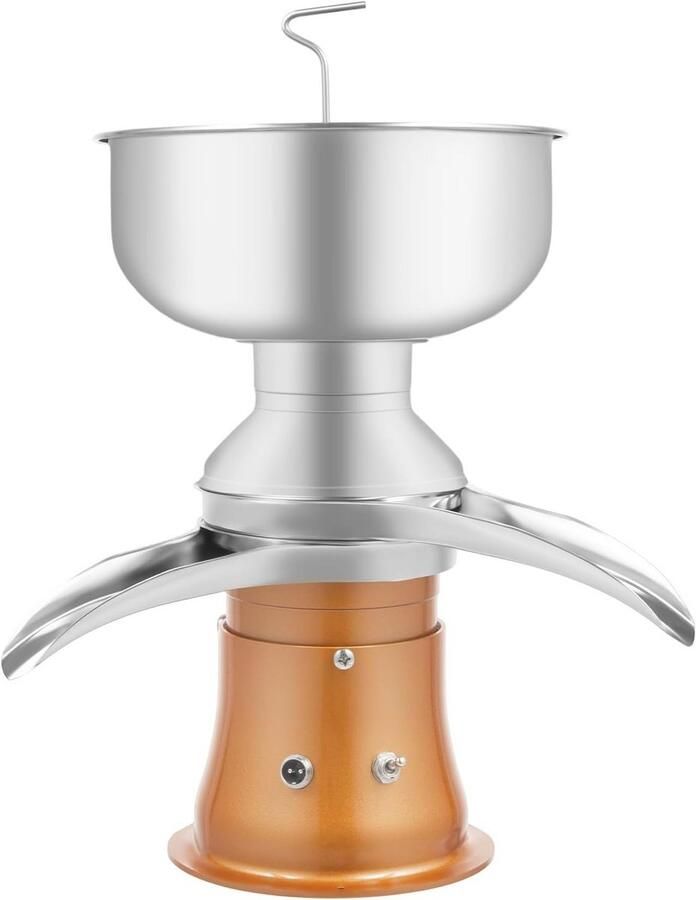 Elektrische Melkcentrifuge 5L Roestvrijstalen Crèmeafscheider voor Boerderij en Thuisgebruik