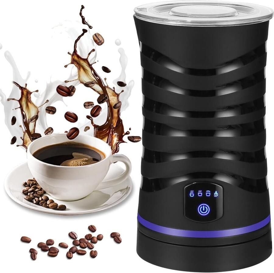 Elektrische Melkopschuimer 4-in-1 voor Koffie en Melk Automatische Afschakeling en Antiaanbaklaag