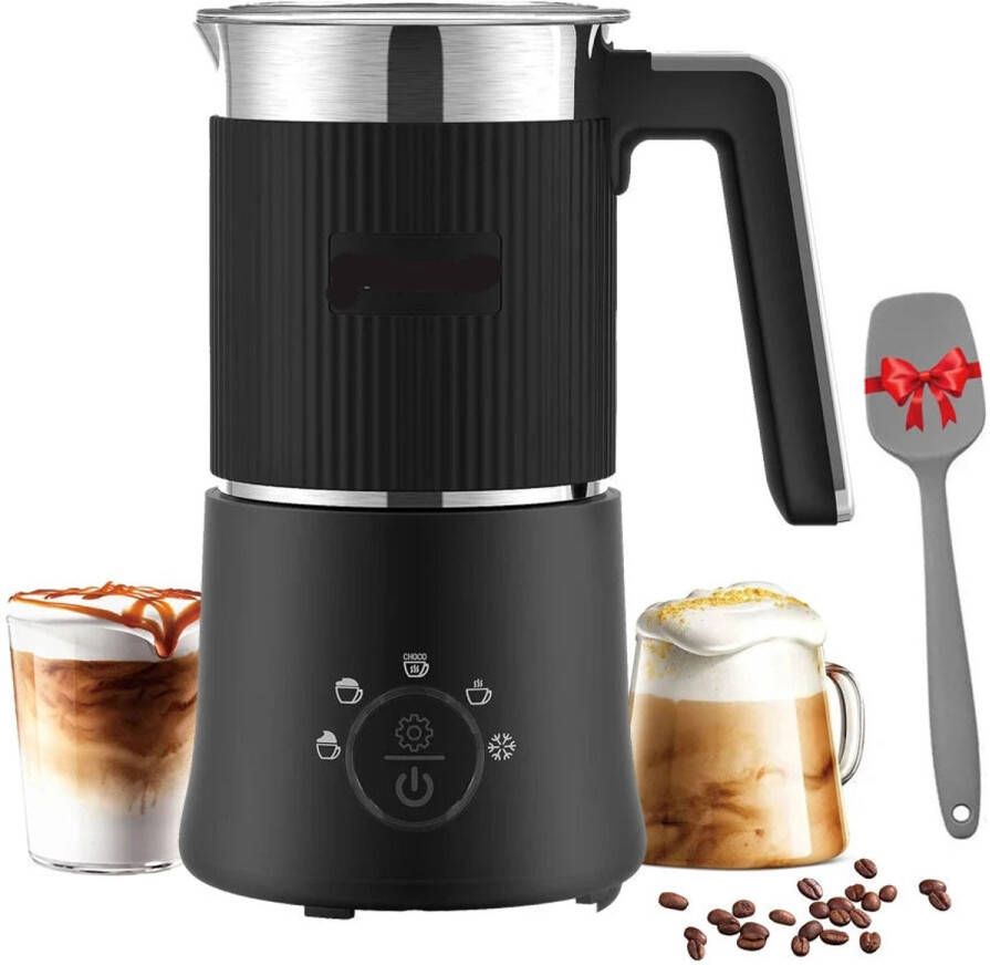 Corenia Elektrische Melkopschuimer Afneembare Handige Melkschuimer Melkklopper 5-in-1 350ml Warm en Koud Opschuimen Verwarmen Cappuccino Maken RVS Vaatwasserbestendig - Foto 2