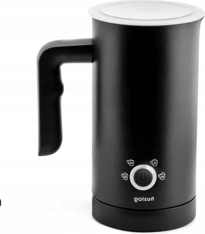Elektrische Melkopschuimer Automatisch Koffie Bereiden 4 Bedieningsmodi 240ml Zwart Mat