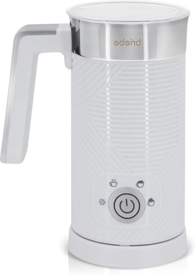Elektrische Melkopschuimer Automatisch Koffie Bereiden 4-in-1 Functies 300 ml Wit