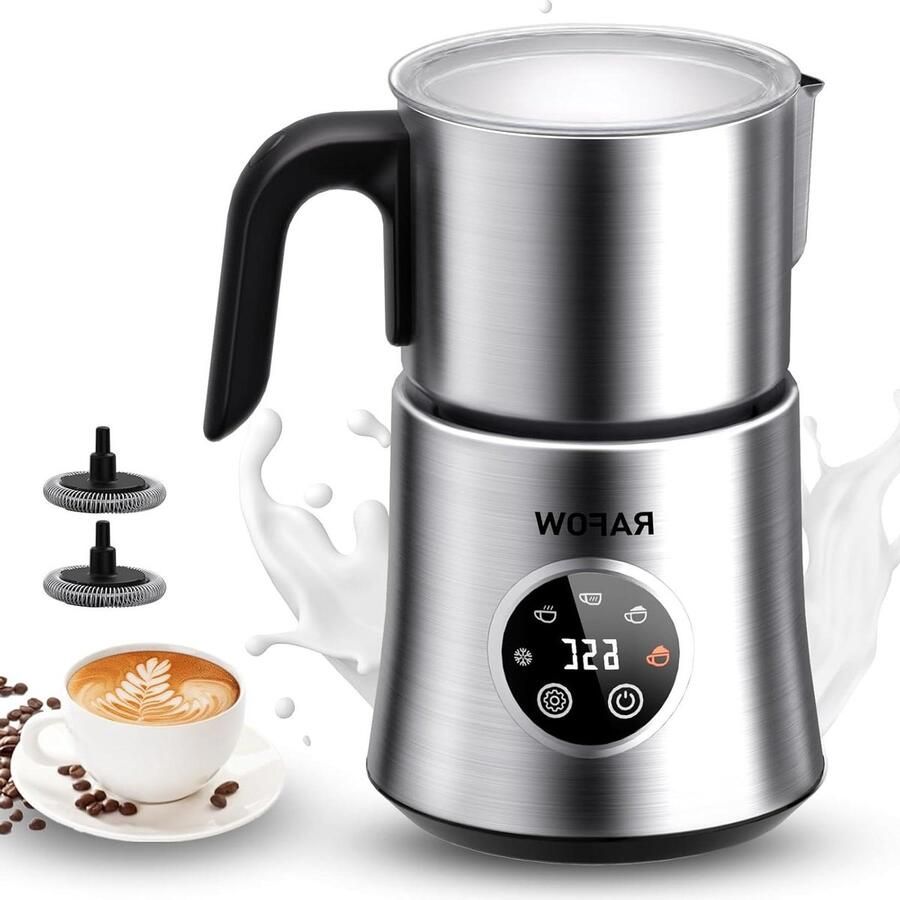 Elektrische Melkopschuimer Automatisch Koffie Maken 5-in-1 Multifunctioneel 500 ml Wit