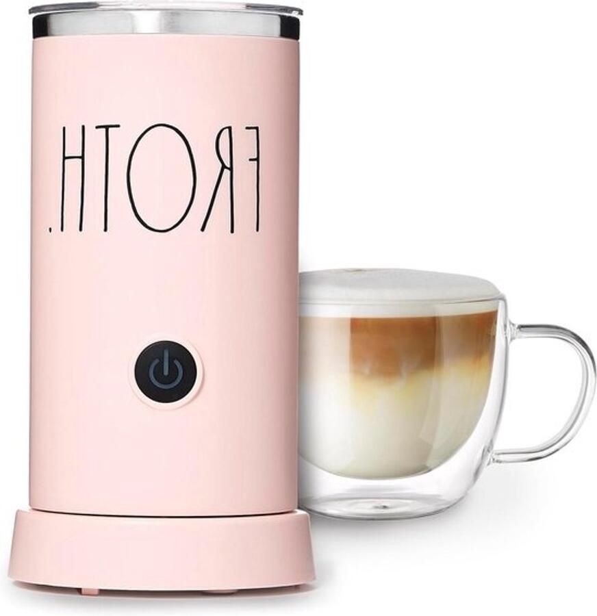 Elektrische Melkopschuimer Automatische Melkopschuimer Koffie Bereiden Met Stoomfunctie 360 ml Blush
