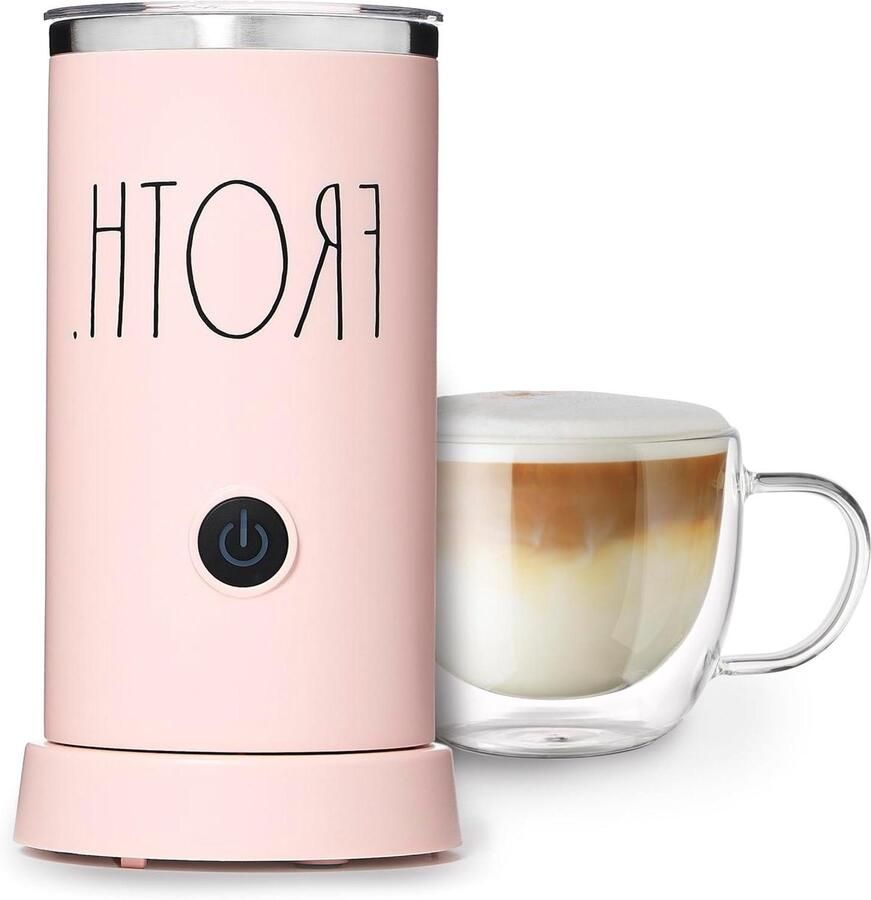 Elektrische Melkopschuimer Automatische Melkopschuimer Koffie Bereiden Met Stoomfunctie 360 ml Blush