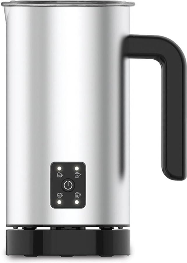 Elektrische Melkopschuimer Automatische Opschuimer Cappuccino Maken Stil en Snel 300ml Capaciteit Zilver