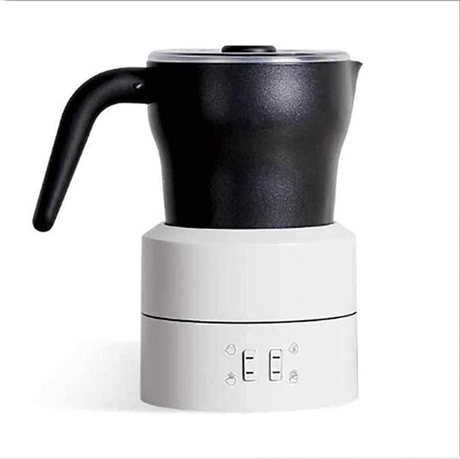 Elektrische Melkopschuimer Automatische Opschuimer Koffie Bereiden Magnetische Inductie 250 ml Capaciteit Zilver