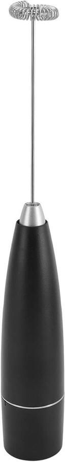 Elektrische Melkopschuimer Draagbare Garde Schuimmaker Koffie Lattes Maken 3 Snelheden Instelbaar 3.5x24cm Zilver