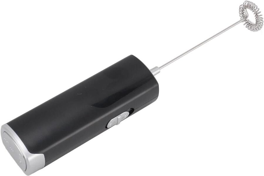 Elektrische Melkopschuimer Garde Opschuimer Dranken Bereiden Geluidsarm Ontwerp 35x214mm Carbon Zwart
