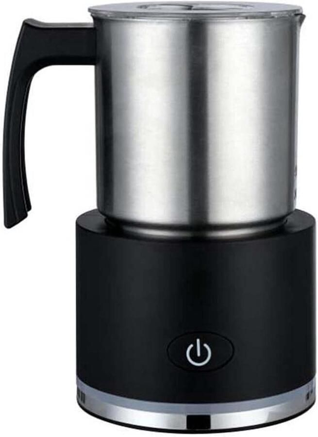 Elektrische Melkopschuimer Glas Koffie Maken Warm Koud Schuim 700 ml Zwart