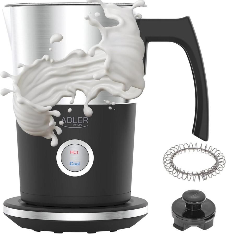 Elektrische Melkopschuimer Koel & Warm Ideaal voor Cappuccino en Latte Macchiato