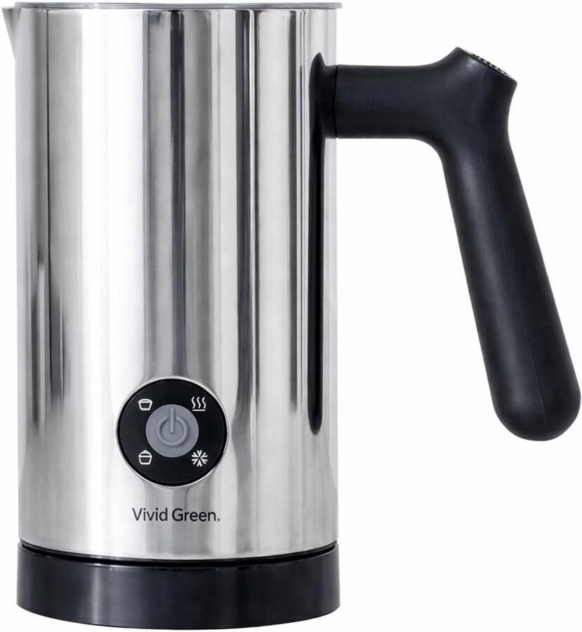 Elektrische Melkopschuimer Koffie Accessoire Barista Kwaliteit 4-in-1 Functionaliteit 300ml Capaciteit Zilver