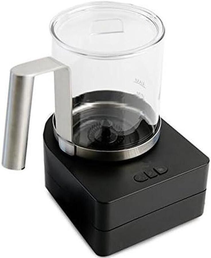 Elektrische Melkopschuimer Koffie Maker Romige Dranken Maken Hittebestendig Glas 220V Zilver