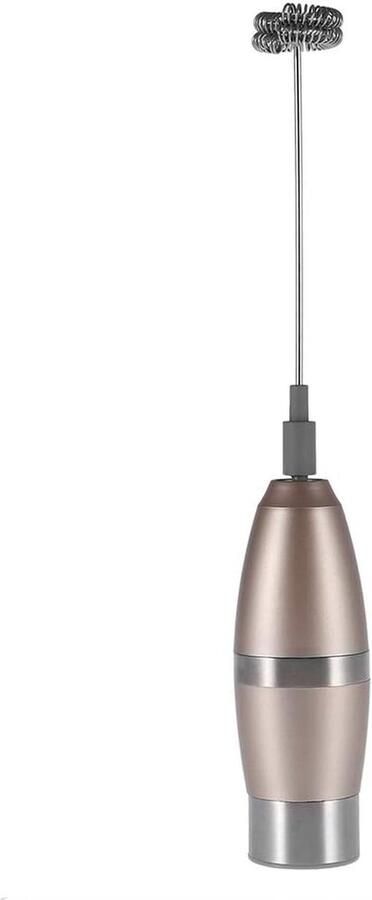 Elektrische Melkopschuimer Koffie opschuimer Drankmixer Dranken Bereiden Hoge Snelheid 19000 RPM Compact Reisformaat Goud