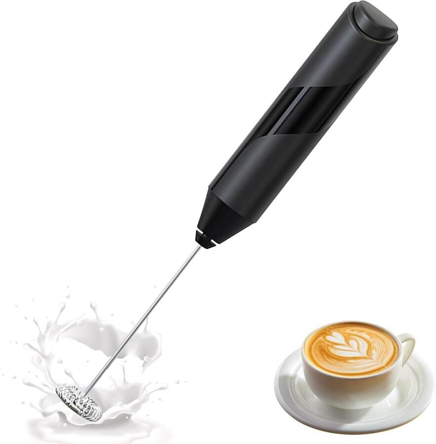 Elektrische melkopschuimer lichtgewicht elektrische garde gebruiksvriendelijke mini-mixer melkopschuimer elektrische garde geschikt voor matcha melkemulgator geschikt voor koffie café au lait cappuccino warme chocolademelk