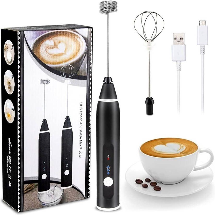 Elektrische Melkopschuimer Melk Opschuimer Handmatig Melkklopper Matcha klopper