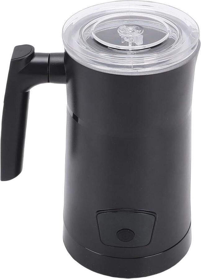 Elektrische Melkopschuimer Melkschuimmaker Cappuccino Koffie Dranken Maken LED Touchscreen Bediening 350 ml Zwart