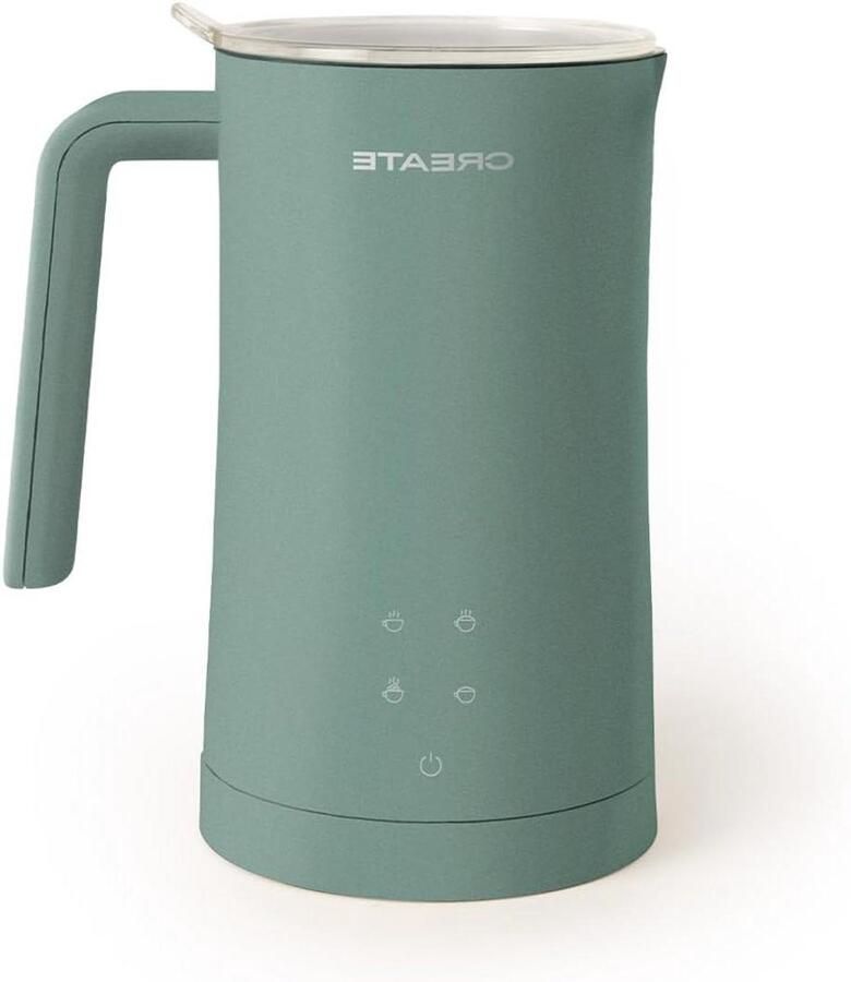 Elektrische Melkopschuimer Melkwarmer Warme Dranken Maken 4 Automatische Programma's 350 ml Groen