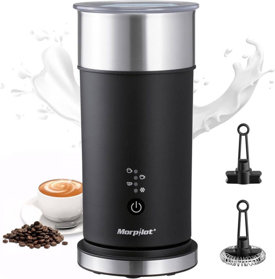 Elektrische melkopschuimer met 4-in-1 functies 115 ml en 240 ml capaciteit