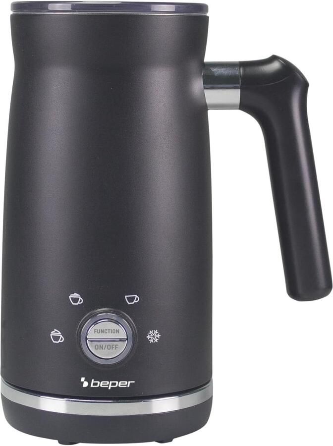 Elektrische Melkopschuimer met Deksel 300 ml 4 Functies 500W Vermogen