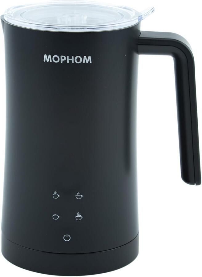 Melkopschuimer Automatische opschuimer Warme dranken maken Touchscreen met 4 standen 350 ml Zwart