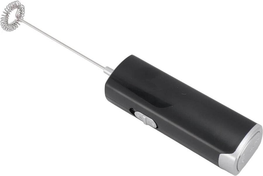 Elektrische Melkopschuimer Mini Garde Dranken Maken Geluidsarme Technologie 35 x 214 mm Carbon Zwart