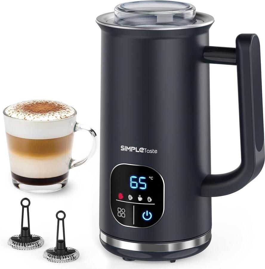 Elektrische Melkopschuimer RVS 4-in-1 Functie Automatische Uitschakeling Voor Koffieliefhebbers