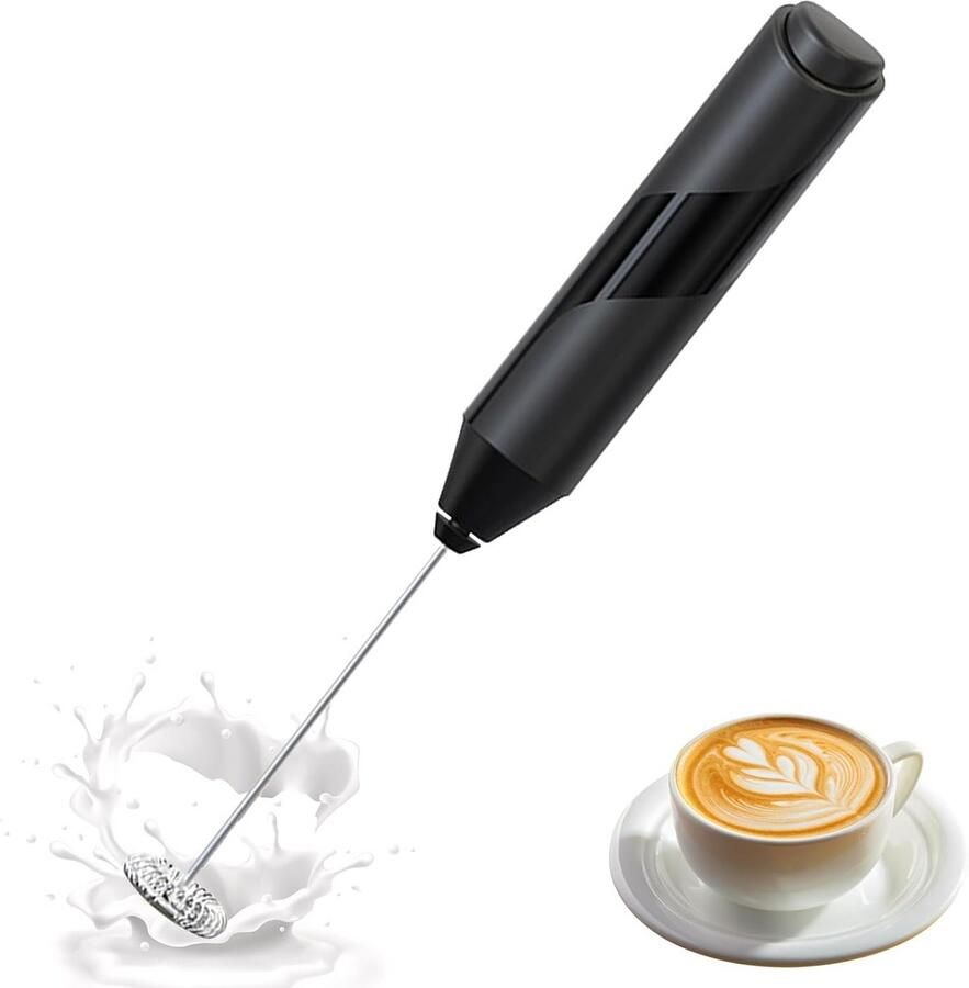 Elektrische Melkopschuimer voor Cappuccino en Latte Krachtig en Draagbaar Keukenapparaat