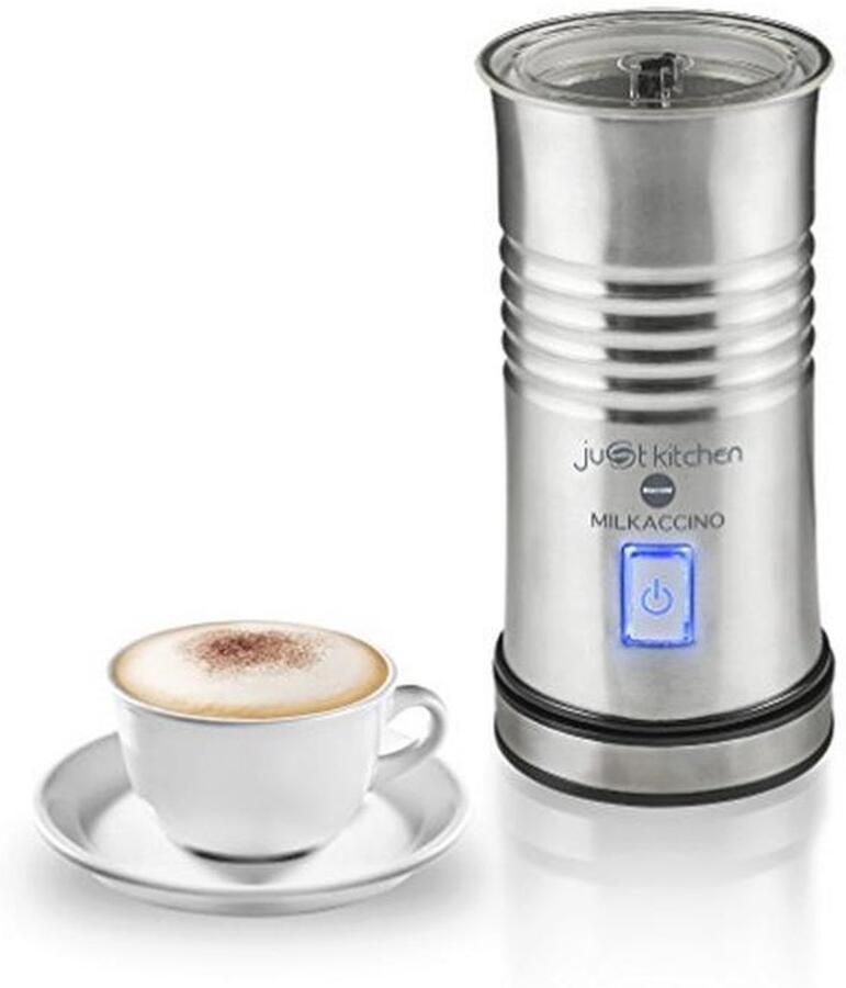 Elektrische melkopschuimer voor cappuccino en latte Roestvrij staal