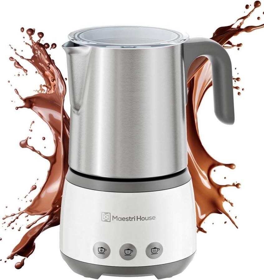 Elektrische Melkopschuimer voor Warme en Koude Schuim