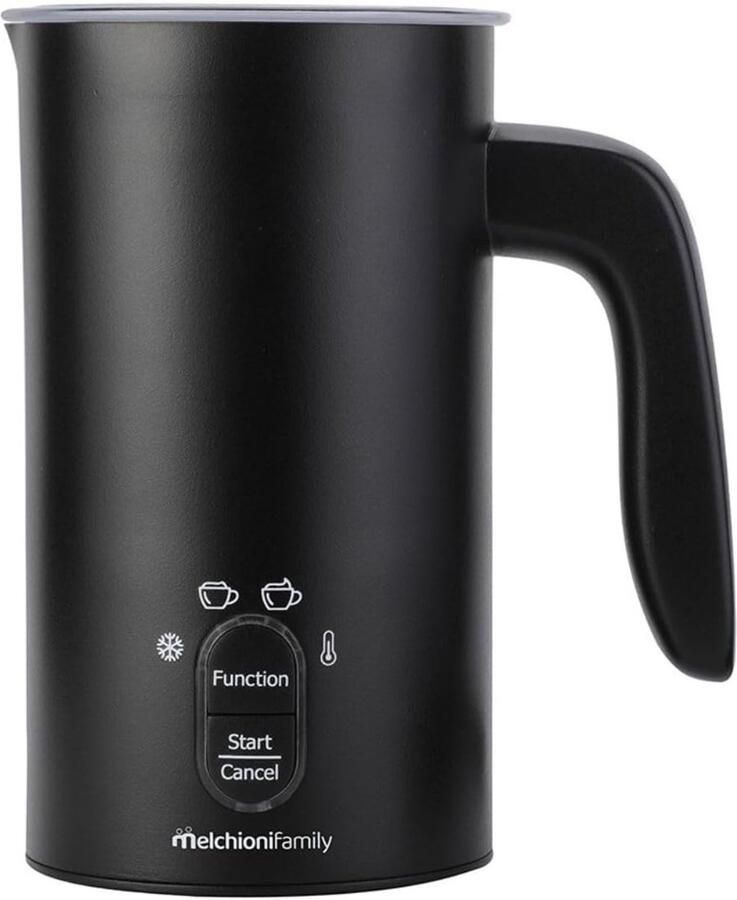 Elektrische Melkopschuimer Zwart 300 ml 4-in-1 Multifunctioneel Voor Koffieliefhebbers