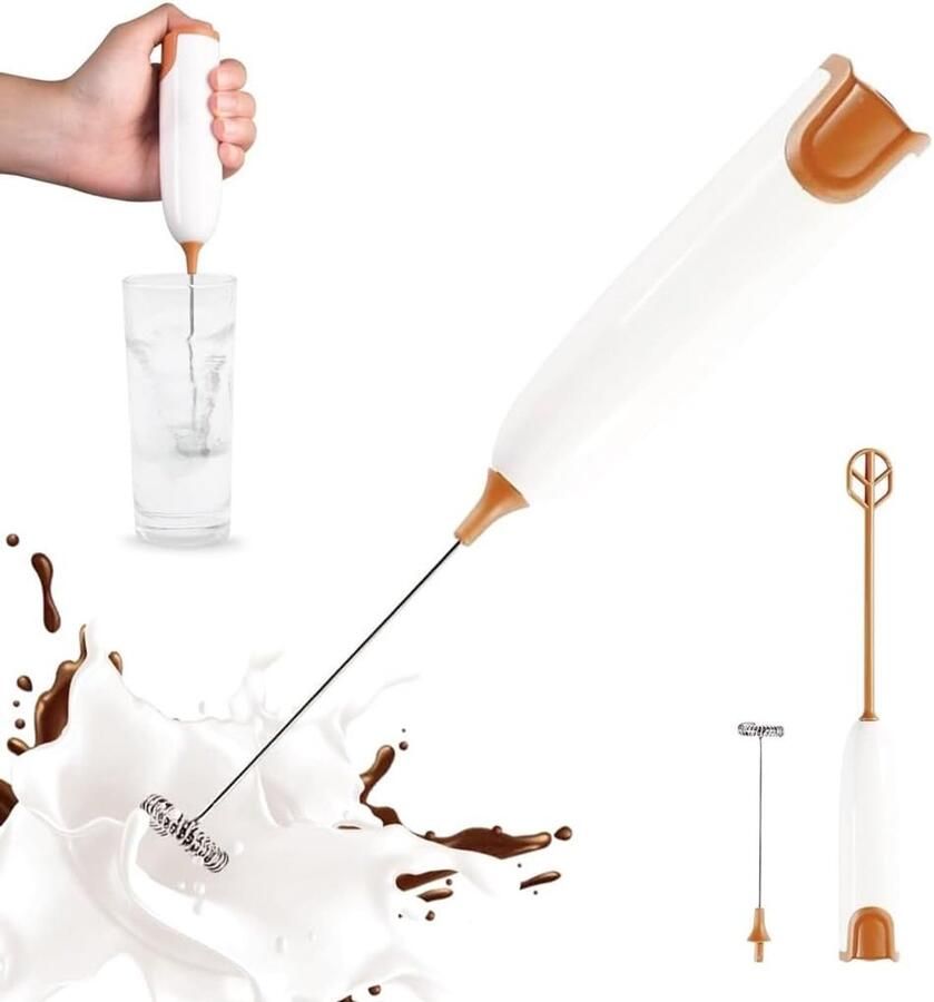 Elektrische melkpoedermixer Voeding Magnetron Matcha Poeder Cacaopoeder Handheld Melkopschuimer Mixer ShopVlot