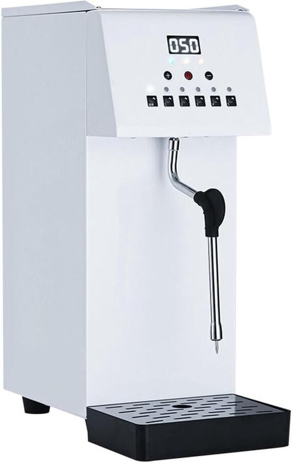 Elektrische Melkschuimer Stoommelkmaker Koffie Specialiteiten Maken Vijf Temperatuur Instellingen 6 Liter Capaciteit Zilver
