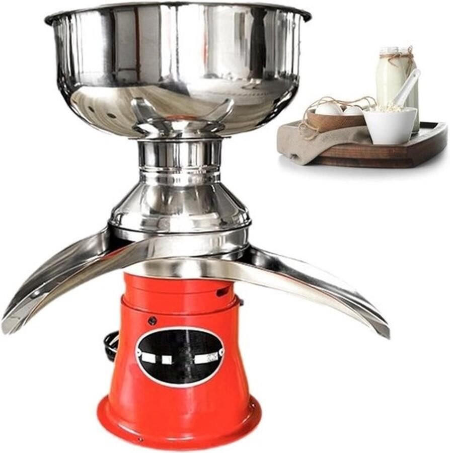 Elektrische Melkseparator Room Scheider Verse Zuivel Maken Hoge Capaciteit 50L U 8.5kg 50x34x23cm Roestvrijstaal