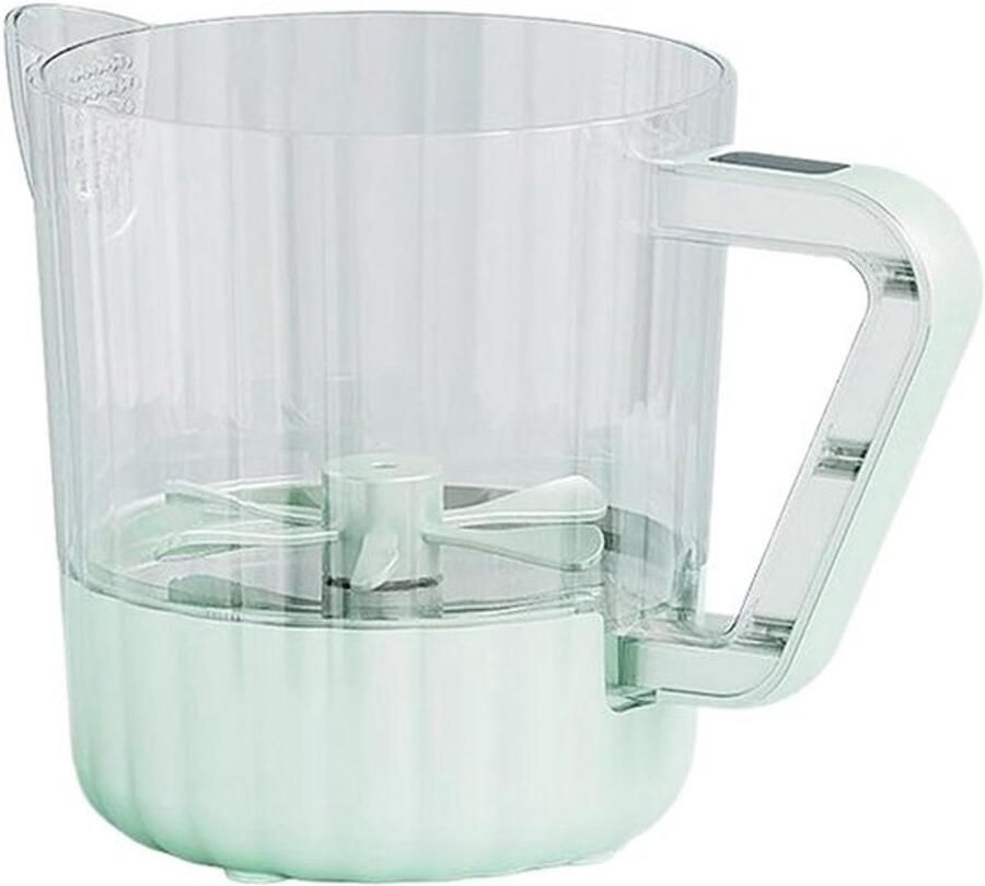Elektrische Mengbeker Roerbeker Klopper Keuken Assistent Geluidsreductie Systeem 13x16x13 cm Blauw