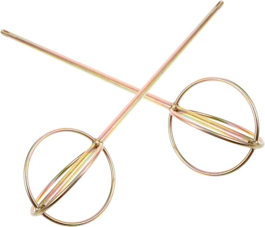 Elektrische Mengstaaf Boormachine Adapter Verf Mengen Verstelbare Staaf 49 cm Goud