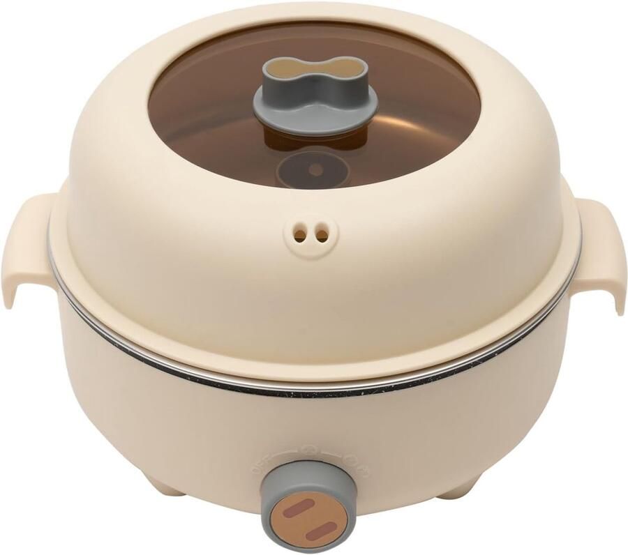 Elektrische Mini Multikoker 1 5 L Perfect voor 1-2 Personen Camping en Meer