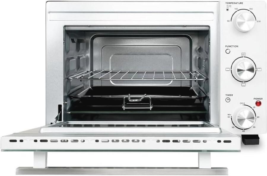 Elektrische Mini-Tafeloven met Timer en 3 Verwarmingsopties 35L Capaciteit