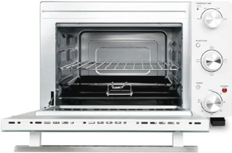 Elektrische Mini-Tafeloven met Timer en 3 Verwarmingsopties 35L Capaciteit