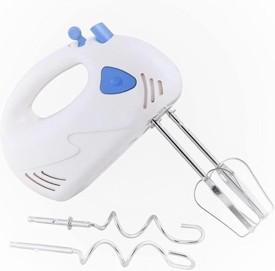 Elektrische Mixer Handmixer Keukenmixer Bakken en Koken Dubbele Garde Set 18 x 11.5 x 7 cm