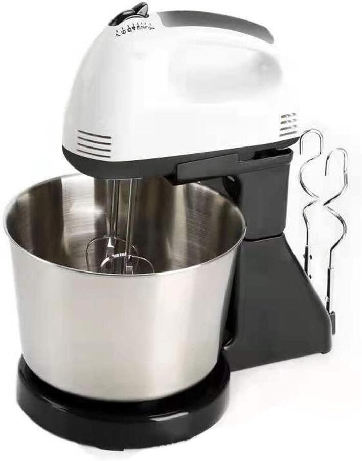 Elektrische Mixer Keukenmixer Stand Bakken En Glazuren 2-In-1 Ontwerp 27 x 19 cm Roestvrij Staal